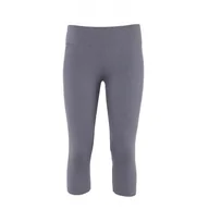 Legginsy - Legginsy damskie ¾, szare, rozmiar S/M - miniaturka - grafika 1