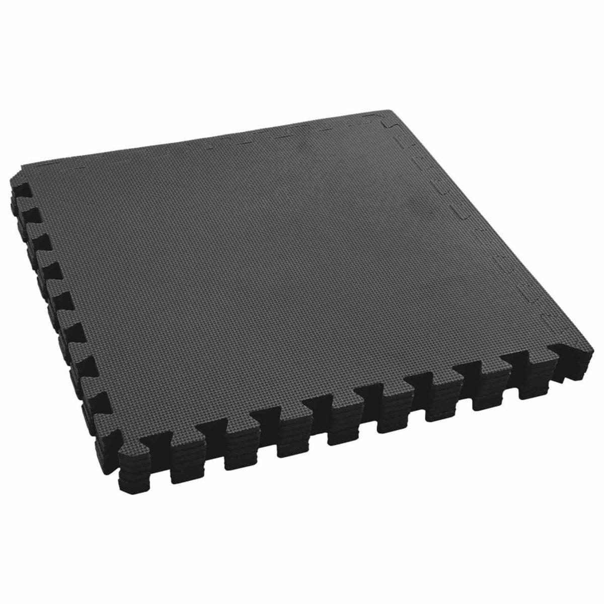 vidaXL Mata podłogowa do basenu 6 pcs Czarny 2,16 ㎡ Pianka EVA
