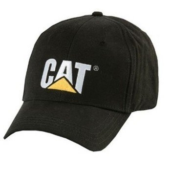 Czapka z daszkiem cat czarna