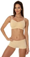 Biustonosze - Stanik Brubeck Comfort Cotton BR00012 beżowy - miniaturka - grafika 1