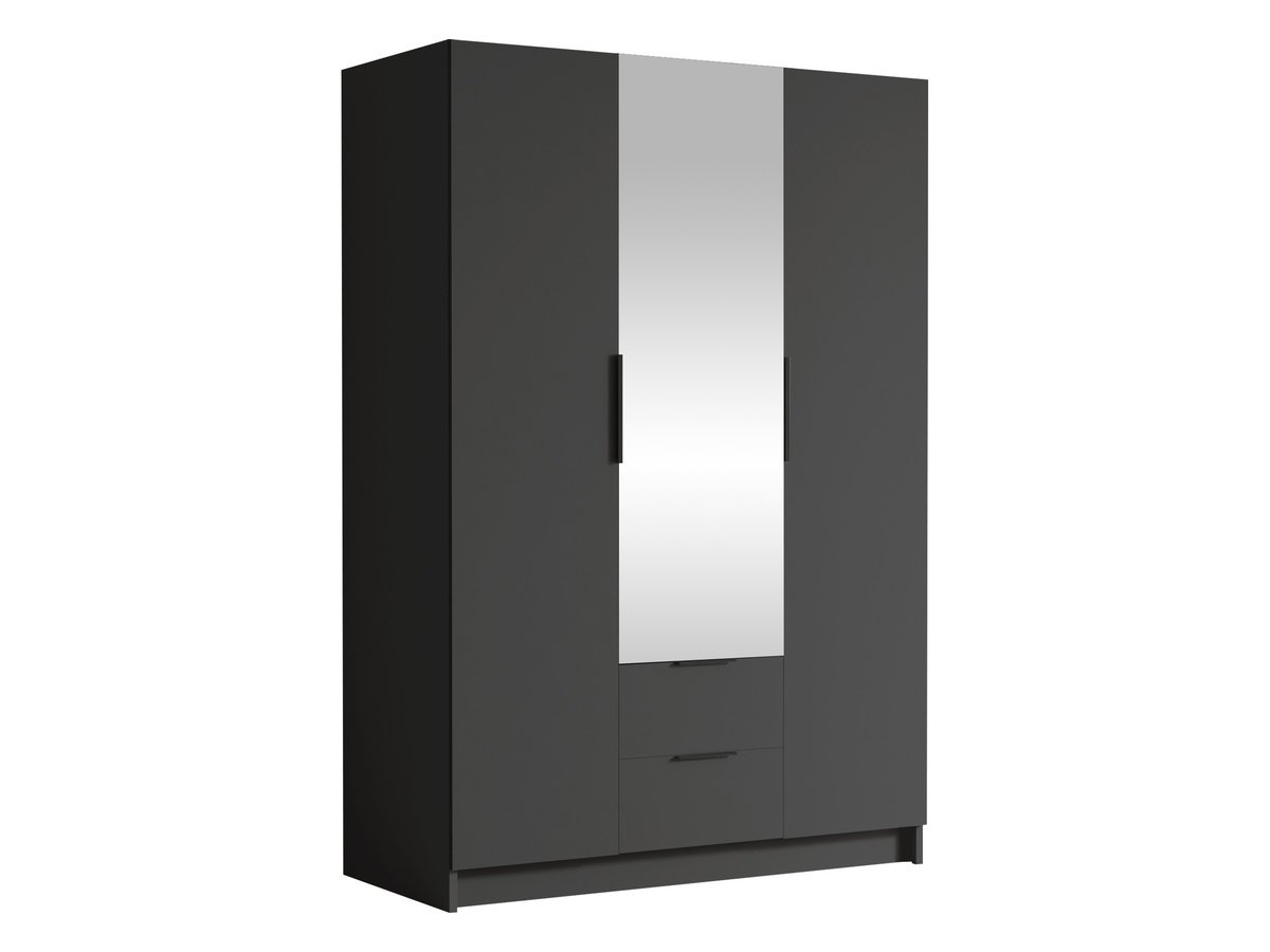 Szafa CALWI II 150, Czarny + Czarny