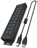Adaptery i przejściówki - Icy Box 20w1 18 x USB 3.2 Gen 1 2 x USB-A IB-HUB1720-U3 - miniaturka - grafika 1