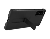 Etui i futerały do telefonów - Osłona z podstawką do Xperia 5 IV (czarna) | XQZCBCQB - miniaturka - grafika 1
