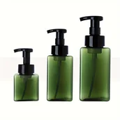 Pozostałe akcesoria kosmetyczne - TEMU 1 Szt., Butelka Z Pompką Do , Dozownik Mydła (250 Ml/450 Ml/650 Ml), Przezroczysty/zielony Dozownik Płynu, Akcesoria Łazienkowe, Pojemnik Na - miniaturka - grafika 1