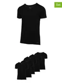 Koszulki męskie - Fila Koszulki (5 szt.) w kolorze czarnym - miniaturka - grafika 1