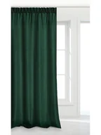 Zasłony - Zasłona 140 x 175 Dekoracyjna Taśma Viva Butelkowy - miniaturka - grafika 1