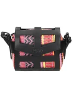 Portfele - Duży srebrny portfel Nobo z białym logo - miniaturka - grafika 1