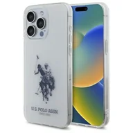Etui i futerały do telefonów - Etui US POLO ASSN Shiny Big Logo do Apple iPhone 15 Pro Max Biały - miniaturka - grafika 1