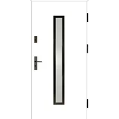 Drzwi zewnętrzne - Drzwi zewnętrzne stalowe wejściowe Auria Passive biały 90 prawe Splendoor - miniaturka - grafika 1