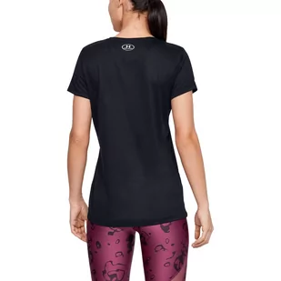 Koszulka damska Under Armour TECH SSV - SOLID - Koszulki sportowe damskie - miniaturka - grafika 2