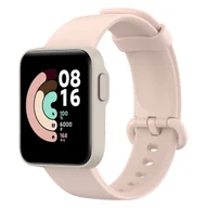 Akcesoria do smartwatchy - Opaska pasek silikonowy Vanfone do Xiaomi Mi Watch Lite, pudrowy róż - miniaturka - grafika 1