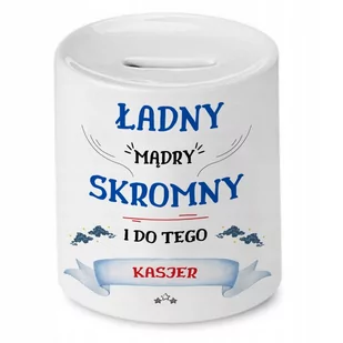 Skarbonka Dla Kasjera na Urodziny na Prezent z Nadrukiem ze Zdjęciem - Skarbonki - miniaturka - grafika 1