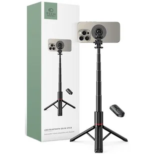 Selfie Stick L06S Magsafe Bluetooth statyw Tripod Black - Selfie stick - miniaturka - grafika 1