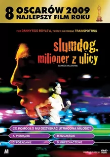 Monolith Slumdog Milioner z ulicy booklet DVD) Danny Boyle - Filmy obyczajowe DVD - miniaturka - grafika 1