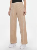 Spodnie damskie - ONLY Spodnie dzianinowe Rebel 15311822 Beżowy Straight Fit - miniaturka - grafika 1