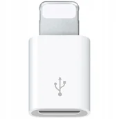 Adaptery i przejściówki - CO2 ADAPTER PRZEJŚCIÓWKA MICRO USB DO LIGHTNING IPHONE 11 12 13 14 PLUS PRO MAX - miniaturka - grafika 1
