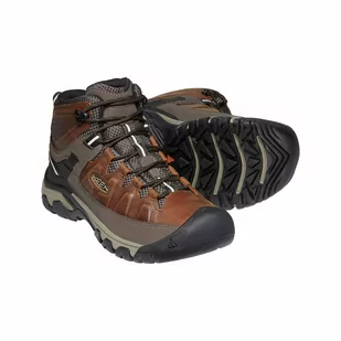 Buty trekkingowe męskie KEEN MEN TARGHEE III MID WP - Buty trekkingowe męskie - miniaturka - grafika 3