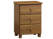 Szafki nocne - Szafka sosnowa TINA S3 dąb - miniaturka - grafika 1