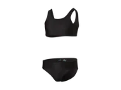 Stroje kąpielowe dla dziewczynek - CRIVIT Kostium kąpielowy dziecięcy (Czarny, 134/140) - miniaturka - grafika 1