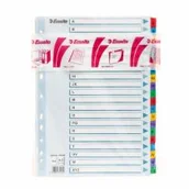 Segregatory - Esselte Przekładki kart. mylar A4 A-Z 100166 - miniaturka - grafika 1