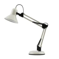 Lampy stojące - Stołowa lampa Tiago TB-29743-BG Italux na biurko metalowa biała - miniaturka - grafika 1