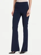 Spodnie damskie - Rinascimento Spodnie materiałowe CFC0125318003 Granatowy Flare Fit - miniaturka - grafika 1