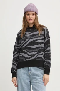 Desigual sweter WINNIPEG damski kolor czarny  24WWJF20 - Swetry damskie - miniaturka - grafika 1