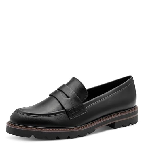 Marco Tozzi Damskie kapcie 2-24701-45, czarne, 37 EU, czarny, 37 EU