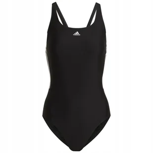 Kostium kąpielowy damski adidas Mid 3-Stripes czarny HA5993 38 - Stroje kąpielowe - miniaturka - grafika 1