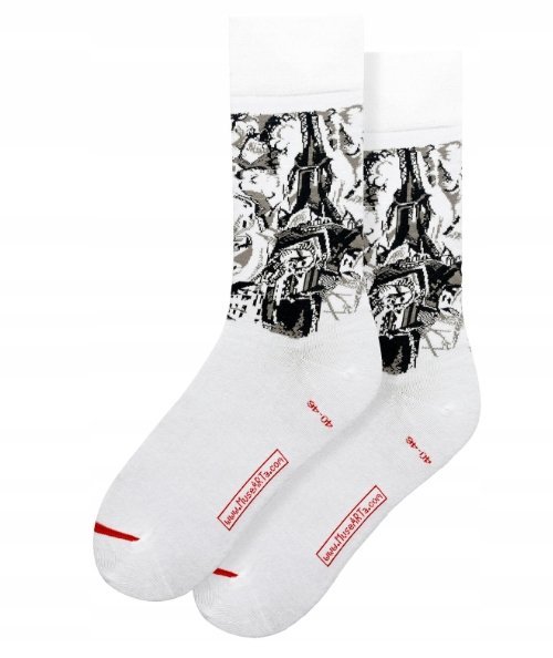 MUSEARTA SKARPETKI BIAŁE WYSOKIE BAWEŁNA 36-40 3H8G5_D4* EU 36-40 3_8 TWA T