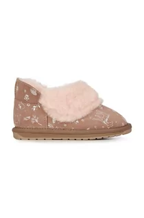 Buty dla dziewczynek - Emu Australia śniegowce zamszowe dziecięce Woodland Mintaro Kids kolor brązowy - grafika 1