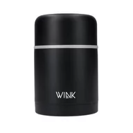 Termosy - Termos na jedzenie BLACK - 600ml - WINK Bottle - miniaturka - grafika 1