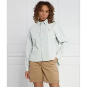 Koszule damskie - POLO RALPH LAUREN Jeansowa koszula | Regular Fit - miniaturka - grafika 1
