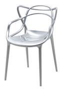 Krzesła - MeblujDom Krzesło LUXO Srebrny 173-APP1.SILVER - miniaturka - grafika 1