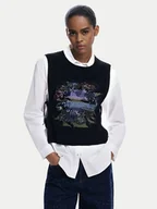 Koszule damskie - Desigual Koszula Chaleco 25WWCW01 Biały Regular Fit - miniaturka - grafika 1