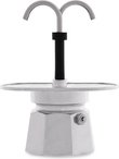 Bialetti Mini Express - dzbanek Moka - 0,09 l - stal nierdzewna - aluminium - 2 filiżanki - 115 mm
