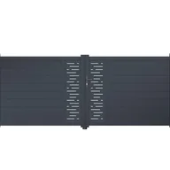 Bramy garażowe - CASANOOV BRAMA aluminiowa dwuskrzydłowa 3.5m ARLBERG 350B140 Szara - miniaturka - grafika 1