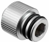 Chłodzenie wodne - EK Water Blocks EK-Quantum Torque Push-In Adapter M 14 - satin titanium - miniaturka - grafika 1