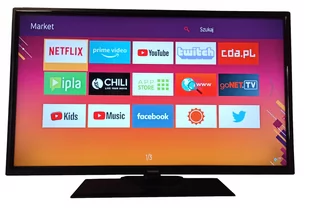 Telewizor TELEFUNKEN 24" SMART TV LED L24H554M1CW - Telewizory - miniaturka - grafika 1
