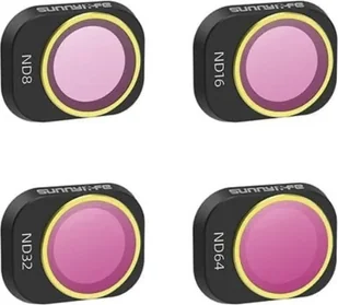 SunnyLife FILTRY SZARE ZESTAW ND8+ND16+ND32+ND64 DO DRONA DJI MINI 4 PRO - Akcesoria do drona - miniaturka - grafika 1