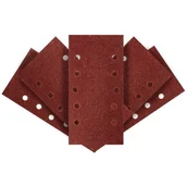 Materiały ścierne - Papier ścierny na rzep 115x230mm, K60, 5szt. z otworami GRAPHITE 54H002 - miniaturka - grafika 1