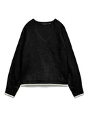 Swetry damskie - Vero Moda Sweter w kolorze czarnym - miniaturka - grafika 1