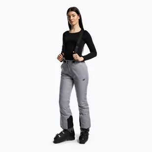 Spodnie narciarskie damskie 4F szare H4Z22-SPDN002 xl - Spodnie narciarskie - miniaturka - grafika 1