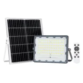 Lampy ogrodowe - Elewacyjna lampa do ogrodu Tiara SLR-21387-200W Italux LED 200W 4000K IP65 szara - miniaturka - grafika 1