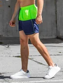 Kąpielówki męskie - Spodenki kąpielowe w pasy Recea - miniaturka - grafika 1