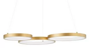 Wisząca lampa pokojowa LE42826 rings LED 28W złota - Lampy sufitowe - miniaturka - grafika 1