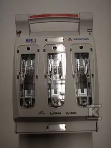 Rozłącznik izolacyjny bezpiecznikowy RBK 1 PRO V - Bezpieczniki elektryczne - miniaturka - grafika 1