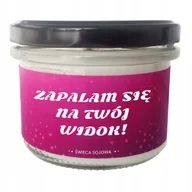 Świece - OWOCOWO KWIATOWA NATURALNA ŚWIECA ZAPACHOWA SOJOWA 150ML PREZENT UPOMINEK DLA KOBIETY MĘŻCZYZNY ŻONY MĘŻA CHŁOPAKA DZIEWCZYNY NIEJ NIEGO NA WALENTYNKI - miniaturka - grafika 1