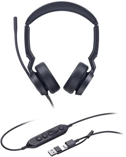 Yealink UH44 Dual UC USB-C/A Headset - Słuchawki - miniaturka - grafika 1