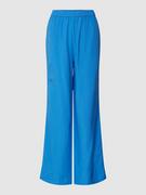 Spodnie damskie - Spodnie materiałowe z elastycznym pasem model ‘MILANO’ - miniaturka - grafika 1